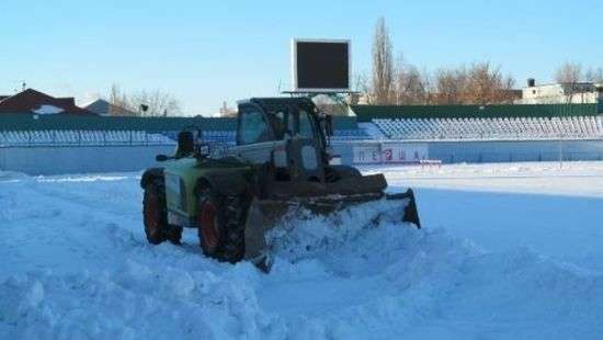 Снегопад сорвал матч УПЛ