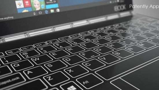 Apple запатентовала ноутбук