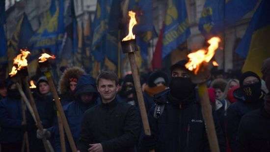 Во Львове прошел марш под антипольскими лозунгами - ФОТО, ВИДЕО