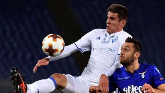 «Динамо» сыграло вничью с «Лацио» в 1/8 финала ЛЕ