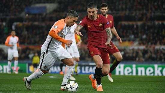 ЛЧ. «Шахтер» уступил «Роме» на Стадио Олимпико и покидает турнир