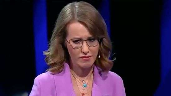 Во время дебатов Собчак разрыдалась - Видео