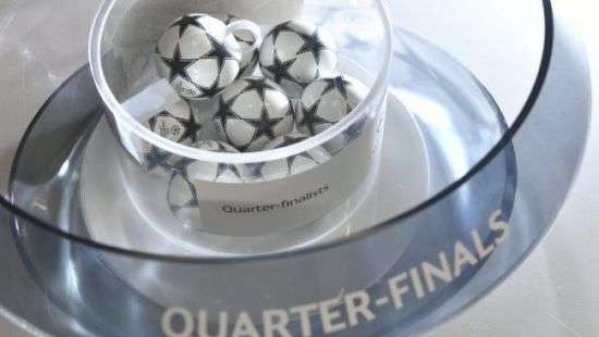 Состоялась жеребьевка 1/4 финала Лиги чемпионов