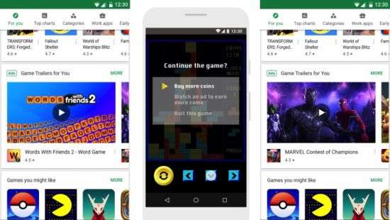 В Google Play может появиться видеореклама