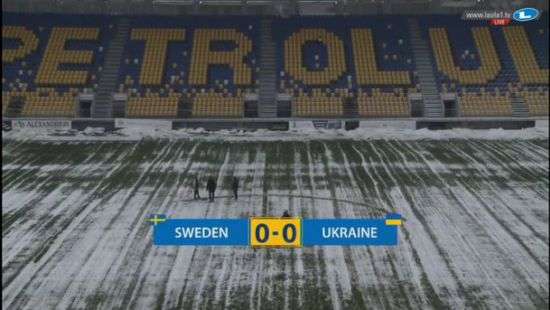 Сборная Украины сыграла вничью со Швецией