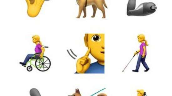 Apple показала эмодзи с изображением инвалидности