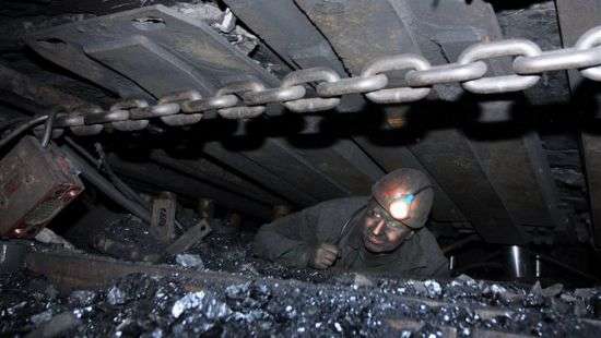 Добыча угля в Украине сократилась на 27,8%