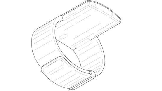 Samsung проектирует гаджет с необычным дизайном