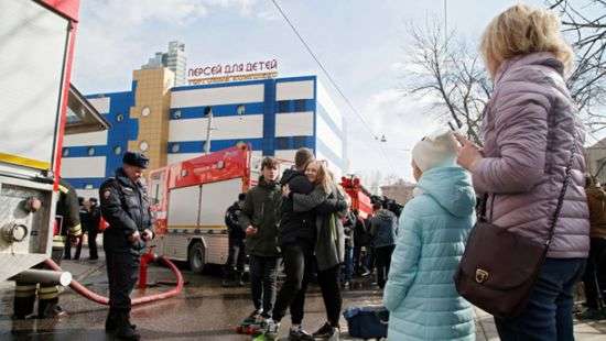 В Москве потушили пожар в торговом центре «Персей для детей» (ФОТО)