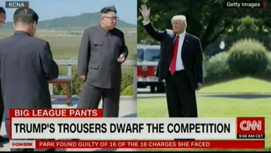 Что-то пошло не так: огромные штаны Трампа взволновали общество (ВИДЕО)