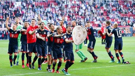 «Бавария» снова выиграла Бундеслигу