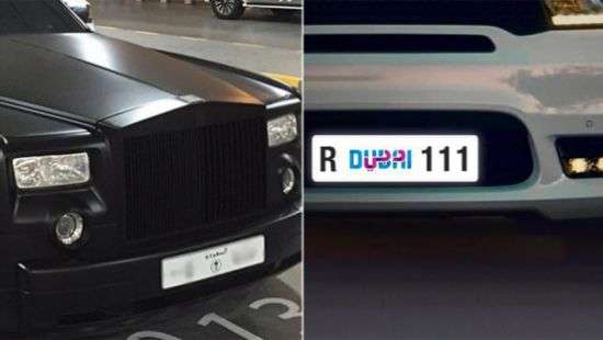 В Дубае протестируют цифровые номерные знаки