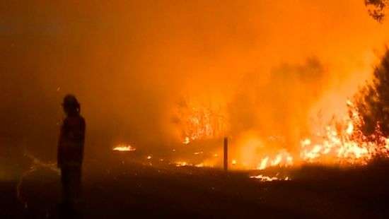 К пригородам Сиднея подобрались пожары - ВИДЕО