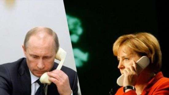 Путин обсудил с Меркель «Северный поток-2»