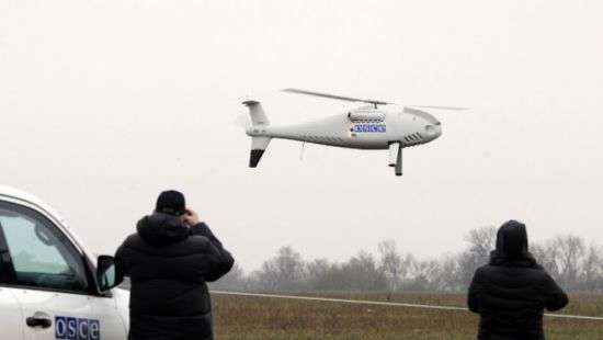 На Донбассе украинские военные случайно обстреляли беспилотник ОБСЕ