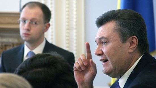 Стало известно, о чем Янукович и Яценюк говорили в Харькове