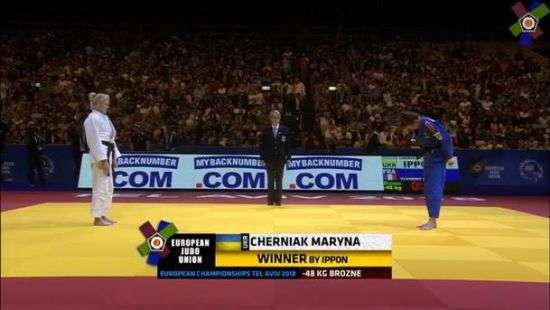 Украинка выиграла «бронзу» на ЧЕ по дзюдо