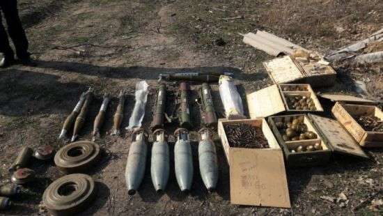 В зоне АТО нашли 14 тайников сепаратистов с военными средствами поражения - СБУ