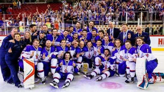 Великобритания впервые вышла в топ-дивизион ЧМ по хоккею