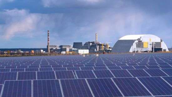 Рядом с реактором №4 в Чернобыле открыли солнечную электростанцию