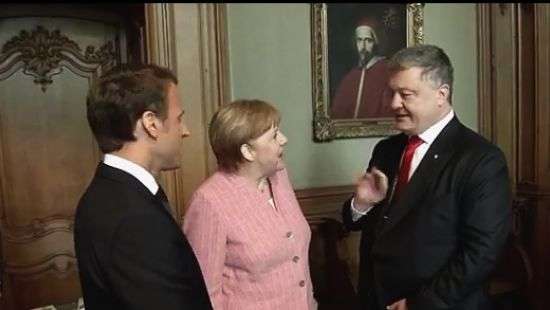 Меркель, Макрон и Порошенко обсудили подготовку к проведению саммита Украина-НАТО