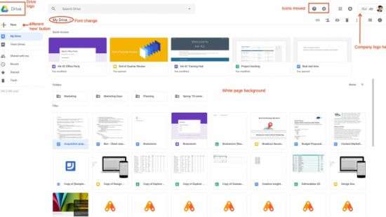 Google переработала Drive
