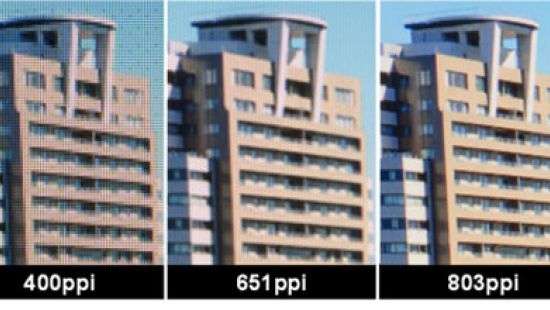 JDI увеличила плотность пикселей