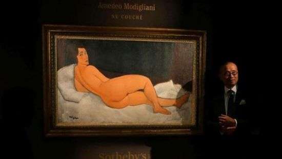 «Лежащую обнаженную» Модильяни продали за рекордные $157 млн