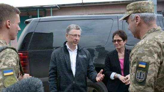 Появилось ВИДЕО с Куртом Волкером на Донбассе