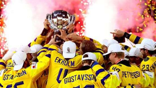 Швеция в 11-й раз стала ЧМ по хоккею