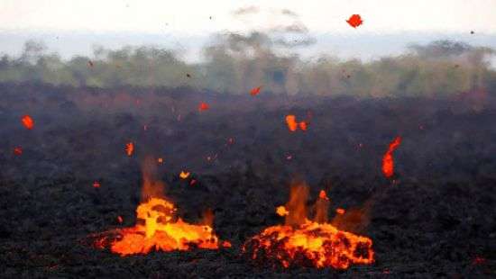 Опубликовано ВИДЕО опасного пара созданного из-за извержения вулкана на Гавайях