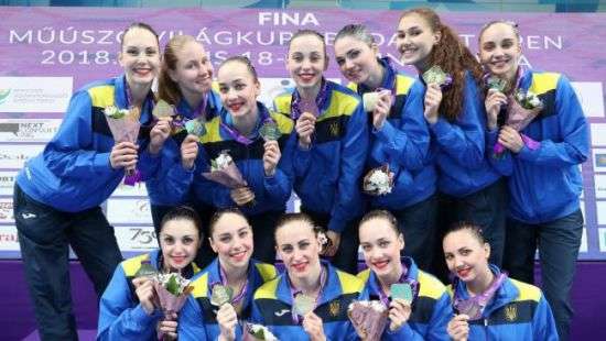 Украинские синхронистки завоевали медали в Будапеште