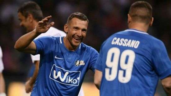 Шевченко сыграл в прощальном матче