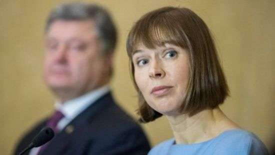 Президент Эстонии поедет в Донбасс