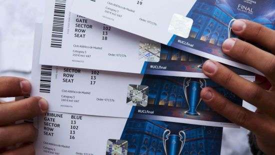 Перекупщиков билетов на финал Лиги чемпионов будут штрафовать