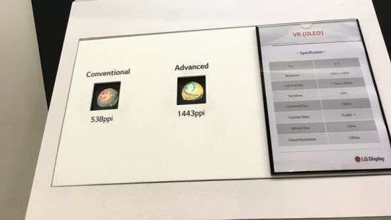 Google и LG показал дисплей сверхвысокого разрешения