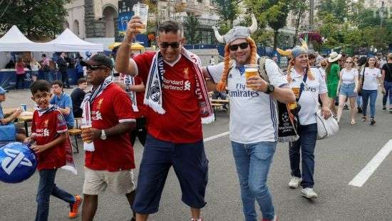 Финал ЛЧ: Полиция зафиксировала 26 инцидентов с участием болельщиков