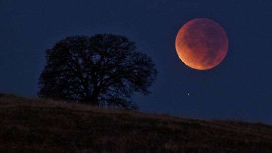 Сегодня украинцы смогут наблюдать уникальное лунное затмение