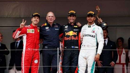 Австралиец выиграл Гран-при Монако