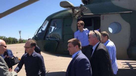 Глава МИД Германии прибыл в Мариуполь (ФОТО)