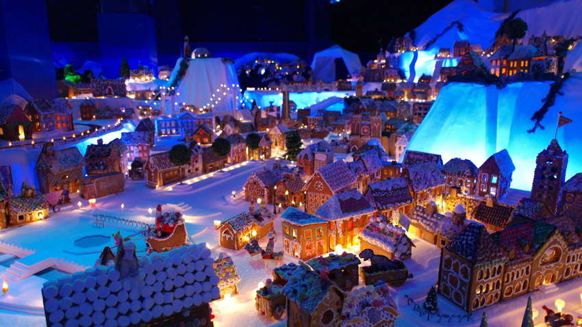 У Норвегії відкрили найбільше у світі містечко з імбирних пряників (Фото)