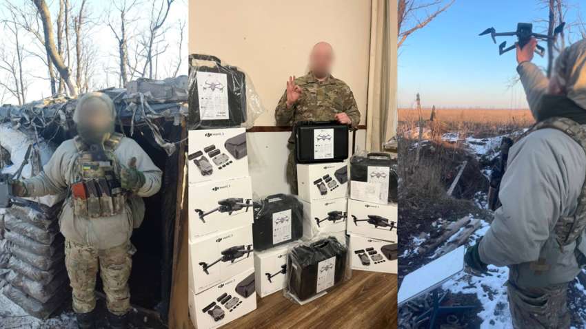 Захисники на Донецькому напрямку отримали дрони та генератори від «Фундації Течія» та Олега Крота