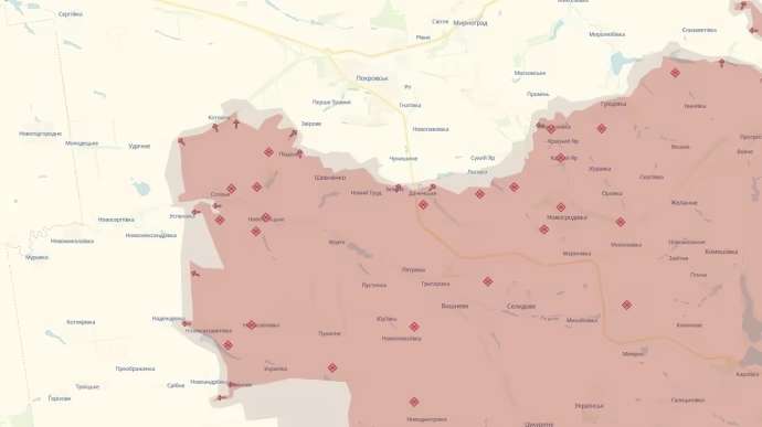 У россиян вновь прорыв и захват сразу трех населенных пунктов: детали от DeepState У россиян вновь прорыв и захват сразу трех населенных пунктов: детали от DeepState