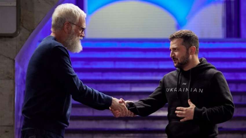 На Netflix появится интервью Дэвида Леттермана с Владимиром Зеленским 