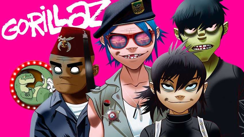 О британской виртуальной группе Gorillaz снимут мультфильм