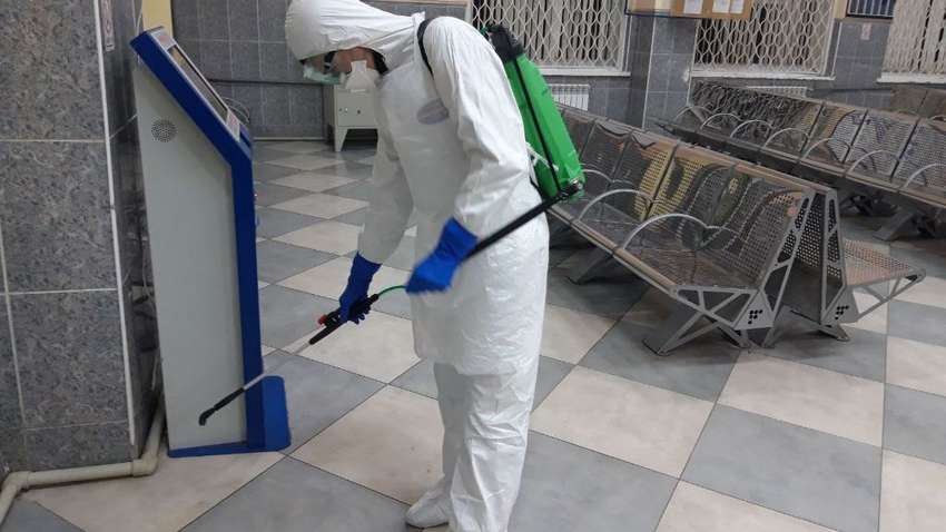 Рятувальники провели дезінфекцію вокзалів та автостанцій