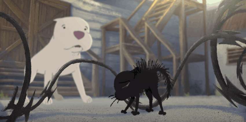 Pixar выпустил мультфильм о дружбе бездомного котёнка с питбулем, и над которым даже самые черствые плачут