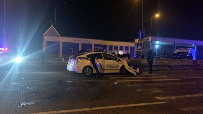 В Одеській області ДТП з патрульним авто: є жертва