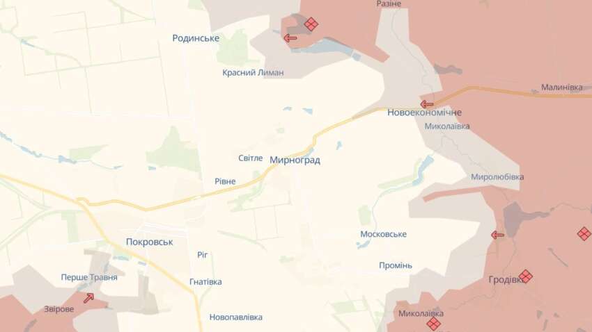 У Росії заявили про просування у місті біля Покровська 