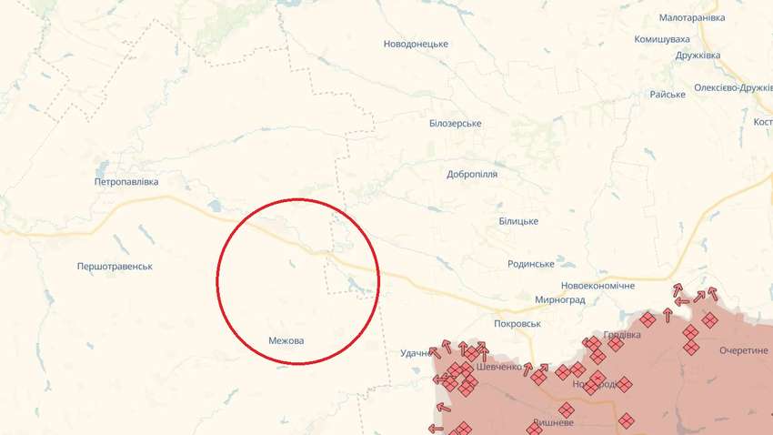 Россияне сообщили, что перерезали трассу «Покровск-Днепр»